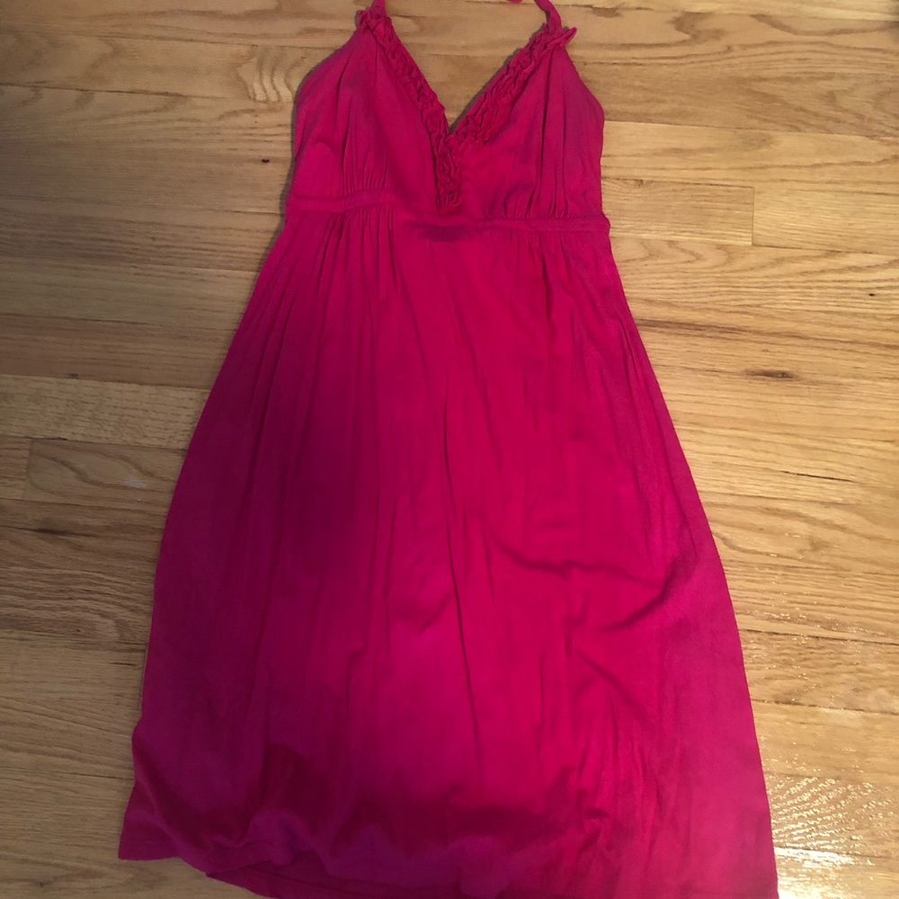 Express hot pink coverup dress